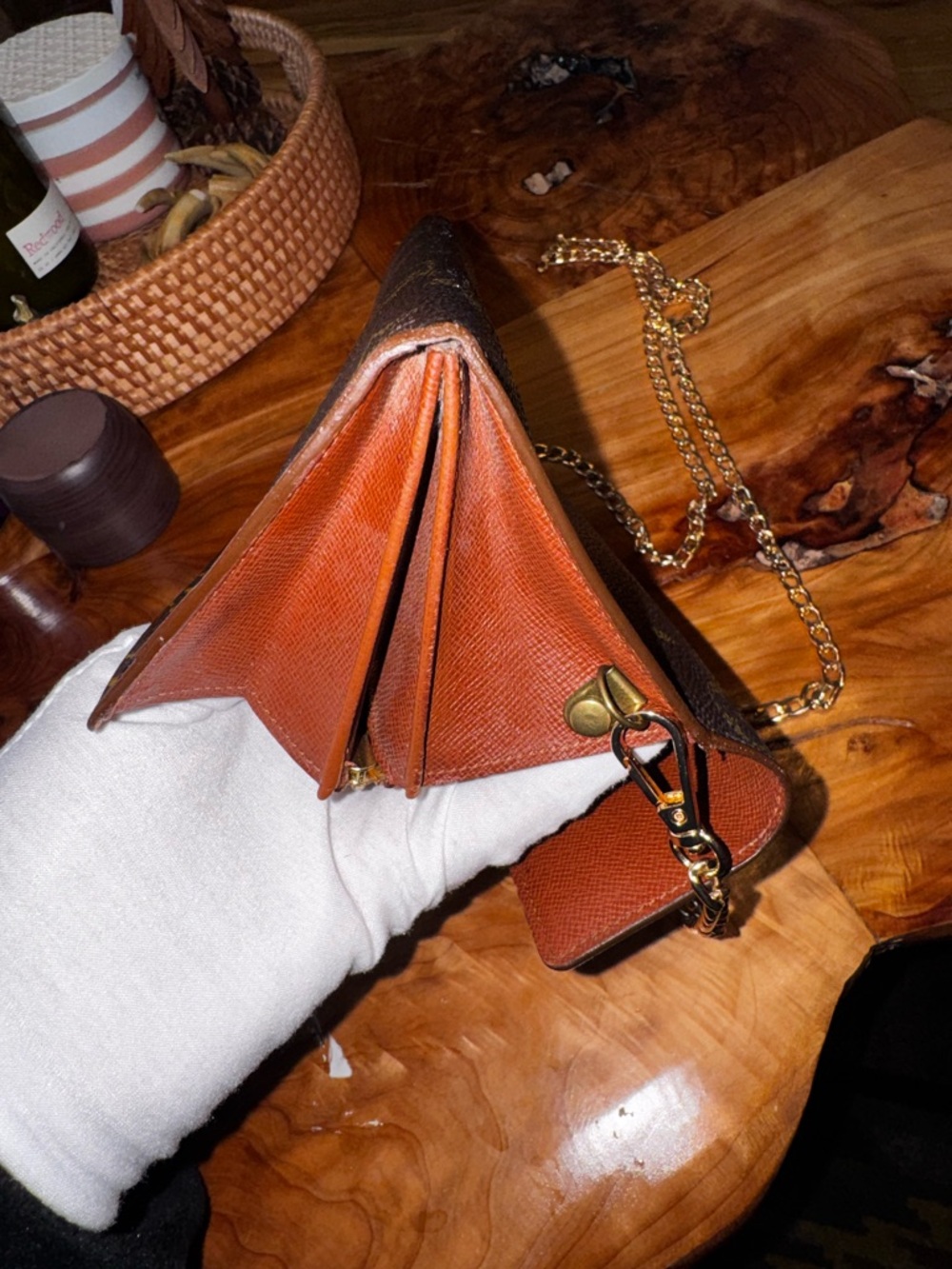 Louis Vuitton, beautiful vintage long Sarah wallet or Crossbody 100% authentic - Picture 10 of 17